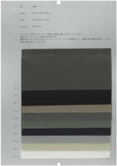 N66 66 Nylon Twill