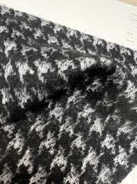 24A5121E Houndstooth Mohair Shaggy Jacquard[Textile / Fabric] Piacere Sub Photo