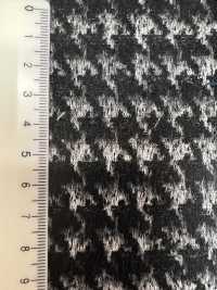24A5121E Houndstooth Mohair Shaggy Jacquard[Textile / Fabric] Piacere Sub Photo
