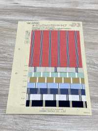 BC3590 Organic Cotton Satin Stripes[Textile / Fabric] COSMO TEXTILE Sub Photo