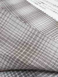 35514 Cotton/Silk Boulette Noil Lawn Ombre Check[Textile / Fabric] SUNWELL Sub Photo