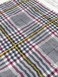14416 Fuwa. Cotton Shirring Herringbone Mohair Yarn Check[Textile / Fabric] SUNWELL Sub Photo