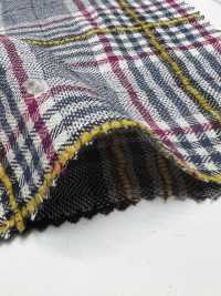 14416 Fuwa. Cotton Shirring Herringbone Mohair Yarn Check[Textile / Fabric] SUNWELL Sub Photo