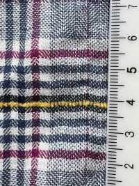 14416 Fuwa. Cotton Shirring Herringbone Mohair Yarn Check[Textile / Fabric] SUNWELL Sub Photo