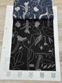 7025-1610-10 60 Lawn Doodle Flower[Textile / Fabric] HOKKOH Sub Photo