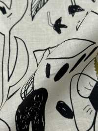 7025-1610-10 60 Lawn Doodle Flower[Textile / Fabric] HOKKOH Sub Photo