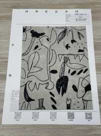 7025-1610-10 60 Lawn Doodle Flower[Textile / Fabric] HOKKOH Sub Photo