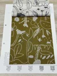 7025-1610-10 60 Lawn Doodle Flower[Textile / Fabric] HOKKOH Sub Photo