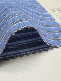 AN-9027 Linen Linen Stripes[Textile / Fabric] ARINOBE Sub Photo