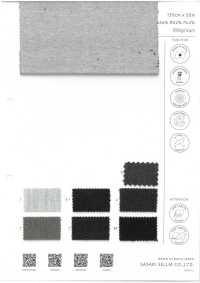16414 DENIM BRUSHED LINING T/R[Textile / Fabric] SASAKISELLM Sub Photo