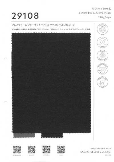 29108 Press Warm Georgette