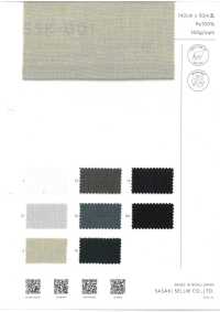 SSK-001 Linen-like Dobby Special[Textile / Fabric] SASAKISELLM Sub Photo