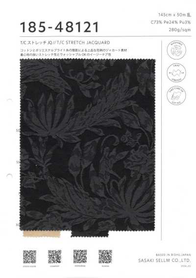 185-48121 T/C Stretch Jacquard