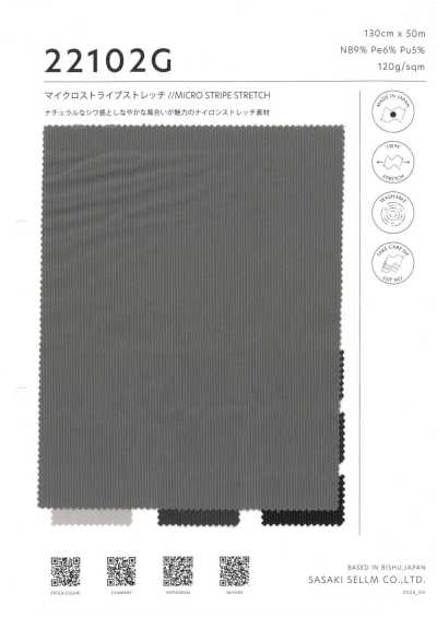 22102G Micro Stripe Stretch