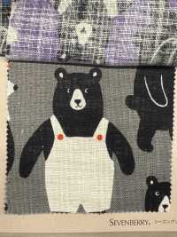 850521 SEVENBERRY® Linen-Like Love Mechakuma Wonderland[Textile / Fabric] VANCET Sub Photo