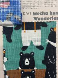 850521 SEVENBERRY® Linen-Like Love Mechakuma Wonderland[Textile / Fabric] VANCET Sub Photo