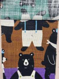850521 SEVENBERRY® Linen-Like Love Mechakuma Wonderland[Textile / Fabric] VANCET Sub Photo