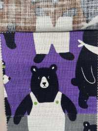 850521 SEVENBERRY® Linen-Like Love Mechakuma Wonderland[Textile / Fabric] VANCET Sub Photo