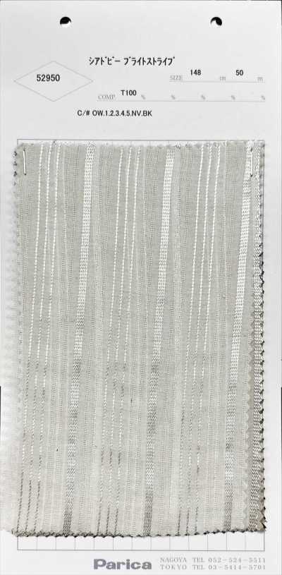 52950 Sheer Dobby Bright Stripe