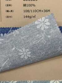 850529 Loomstate Blue Garden Lace Flower[Textile / Fabric] VANCET Sub Photo