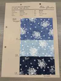 850529 Loomstate Blue Garden Lace Flower[Textile / Fabric] VANCET Sub Photo