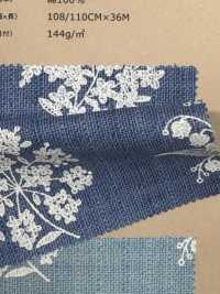 850530 Loomstate Blue Garden Lily Of The Valley[Textile / Fabric] VANCET Sub Photo