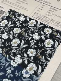 850533 SEVENBERRY® Lawn Unbleached Cotton Melancholy Flower Peony[Textile / Fabric] VANCET Sub Photo