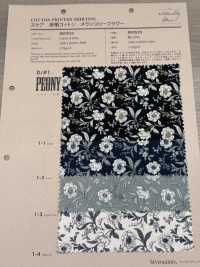 850533 SEVENBERRY® Lawn Unbleached Cotton Melancholy Flower Peony[Textile / Fabric] VANCET Sub Photo