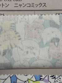 850536 SEVENBERRY® Oxford Unbleached Cotton Nyan Comics[Textile / Fabric] VANCET Sub Photo
