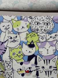 850536 SEVENBERRY® Oxford Unbleached Cotton Nyan Comics[Textile / Fabric] VANCET Sub Photo