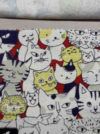 850536 SEVENBERRY® Oxford Unbleached Cotton Nyan Comics[Textile / Fabric] VANCET Sub Photo