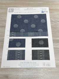 KYC240-58-D9 30x20 Yarn Dyed Dungaree Jacquard Wide Width[Textile / Fabric] Uni Textile(Komon Studio) Sub Photo