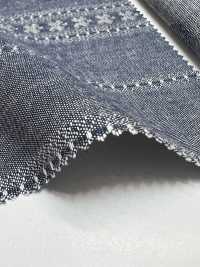 KYC240-58-D10 30x20 Yarn Dyed Dungaree Jacquard Wide Width[Textile / Fabric] Uni Textile(Komon Studio) Sub Photo