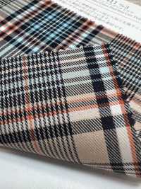 KYC411-D3 T/C Yarn-dyed Check Gold Care[Textile / Fabric] Uni Textile(Komon Studio) Sub Photo