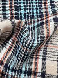 KYC411-D3 T/C Yarn-dyed Check Gold Care[Textile / Fabric] Uni Textile(Komon Studio) Sub Photo