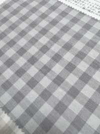 KYC636-W-D1 Yarn Dyed 60 Typewritter Cloth Omi Bleached Wide Wide Width[Textile / Fabric] Uni Textile(Komon Studio) Sub Photo