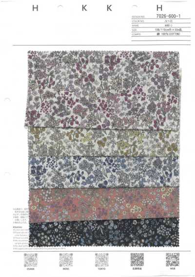 7026-600-1 60 Lawn Mini Floral