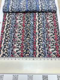7026-615-2 60 Lawn Stripe Floral[Textile / Fabric] HOKKOH Sub Photo