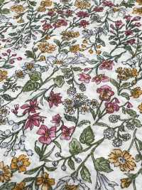 8026-680-4 80 Lawn Miracle Wave Stripe Flower[Textile / Fabric] HOKKOH Sub Photo