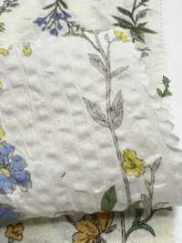 8026-680-4 80 Lawn Miracle Wave Stripe Flower[Textile / Fabric] HOKKOH Sub Photo