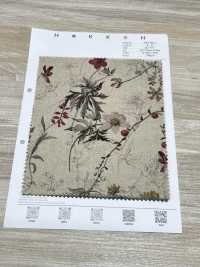 7026-700-1 CL Loomstate Botanical Floral Pattern[Textile / Fabric] HOKKOH Sub Photo