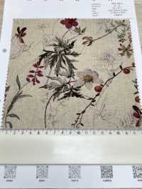 7026-700-1 CL Loomstate Botanical Floral Pattern[Textile / Fabric] HOKKOH Sub Photo