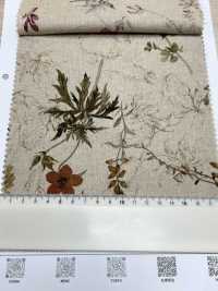 7026-700-1 CL Loomstate Botanical Floral Pattern[Textile / Fabric] HOKKOH Sub Photo