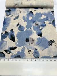7026-700-3 CL Loomstate Watercolor Flowers[Textile / Fabric] HOKKOH Sub Photo