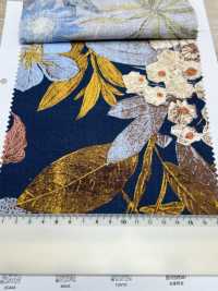 1026-705-1 Linen Loomstate With Etched Flowers[Textile / Fabric] HOKKOH Sub Photo