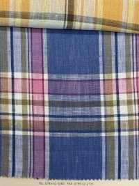 A-5108 100% Linen, Madras Check[Textile / Fabric] ARINOBE Sub Photo