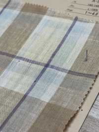 A-5108 100% Linen, Madras Check[Textile / Fabric] ARINOBE Sub Photo