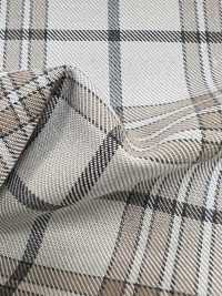 46218 LIM-bless Polyester/Rayon 40 Thread Yarn Twill Check[Textile / Fabric] SUNWELL Sub Photo
