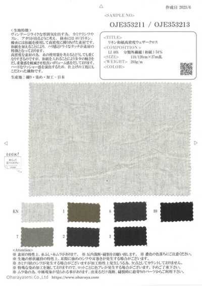 OJE353211/OJE353213 Sample Card