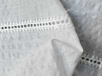 8026-865-1 Miracle Wave On Embroidered Stripes[Textile / Fabric] HOKKOH Sub Photo